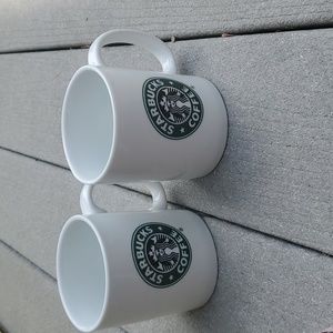 Set of Starbucks Logo Mugs